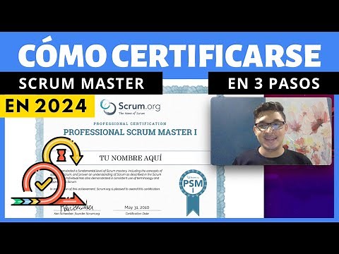 🔥¿Cómo certificarse de SCRUM MASTER en 3 pasos? en 2024