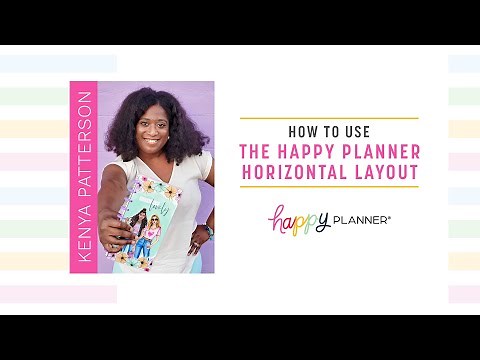 Happy Planner Basics: How To Plan with the Horizontal Layout