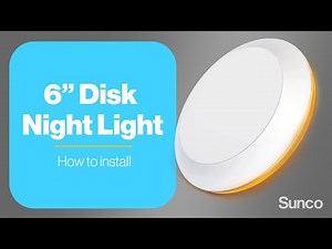 6" Disk Nightlight | How to Install