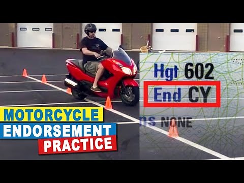 Michigan Motorcycle Endorsement Skills Practice Test