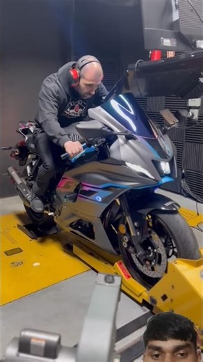 Yamaha r7 top speed Dyno test #yamaha #r7 #r15 #superbike #speed