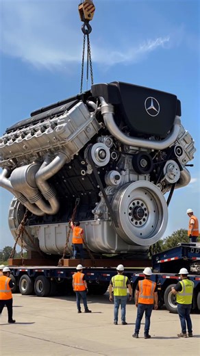 How big is the car that needs this engine? 😳🚗💨 Video Source @realisticaivid Made with @aivideodotcomcollabs 😇 | Cars gadgets knowledge