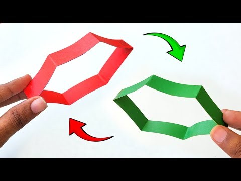Colour changing paper toy , how to make paper magic toy , magic trick revealed