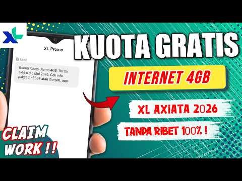 🟢 Cara Dapatkan Kuota Gratis XL 2026