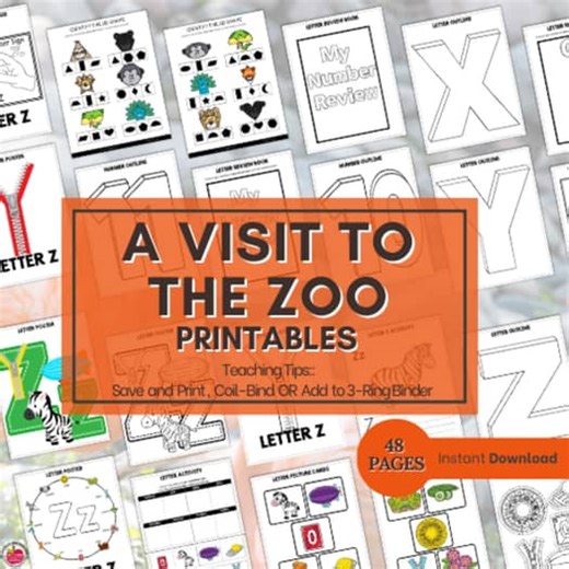 Visit The Zoo MAY Preschool PreK Curriculum Lesson Plan