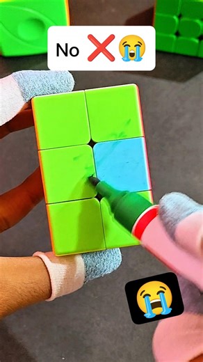 No Need To Color Tower Cube More 😭😱 #viral #rubikscube #solving #shorts 🔥