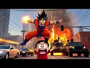 Wednesday Addams, Batman and Goku Collide in Insane GTA Chaos