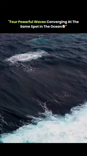 Kai on Instagram: "Four powerful ocean waves converging into a single point is a rare and fascinating natural phenomenon caused by the way waves interact with the seafloor beneath them. When incoming waves travel over underwater ridges, slopes, or channels, their speed and direction change through a process called wave refraction. In very specific seabed geometries, multiple wave trains from different directions bend inward and focus their energy at one precise location. Instead of spreading out