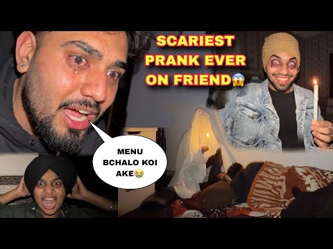 SCARIEST PRANK EVER ON FRIEND😱CARRY RON LAG GYA DAR KE😳HORROR PRANK GONE WRONG