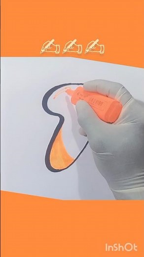 Drawing bubble letter 7 ✍️ #drawingtutorial