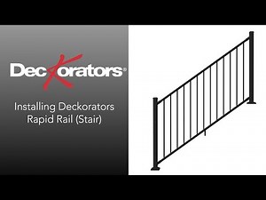 Deckorators Rapid Rail Installation (Stair)