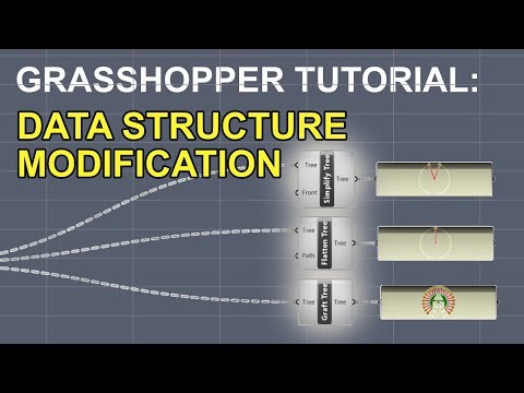 Grasshopper 3D Tutorial: Essential Data Structure & Modification (Updated)