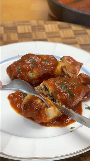 STUFFED SQUID (or calamari) 🦑 WITH #Sicilian SAUCE #lericettedigessica