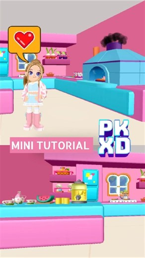 ✨ Mini Tutorial Cocina Cute 🩷 Idea de decoración PKXD 2025 🌸 #pkxduniverse
