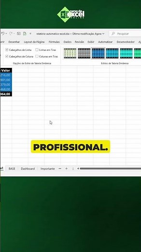 🛑 STOP: Report in less than 30 seconds in Excel