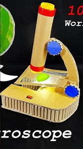 How to make Microscope with cardboard | Science project