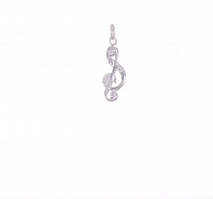 Watch 925 Sterling Silver Cubic Zirconia Cz Music Note Pendant Charm Necklace Musical Fine Jewelry Gifts on Amazon Live