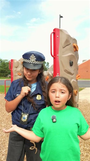 Safety Rules At The Playground 🛝With Police Costume#play#fun