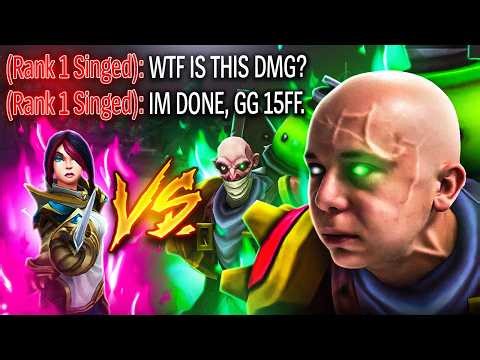 I TRAUMATIZED THE RANK 1 SINGED WITH FIORA