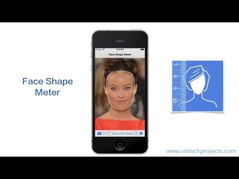 What is my face shape? Quick test of Face Shape Meter app.