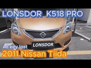 Lonsdor K518 PRO: All Keys Lost Programming for Nissan Tiida