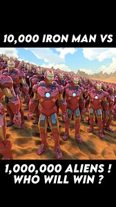 1.1M views · 5.6K reactions | 10,000 Iron Man VS 1,000,000 Aliens !  Who will win ? 樂 #uebs #gaming #gamingcommunity #gameplay #uebs2 | Epic Warz | Facebook