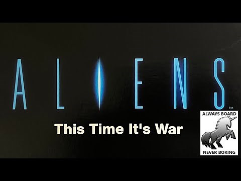 Aliens: This Time It's War | Retro Review of Classic Sci-fi Movie Board Game by Leading Edge Games