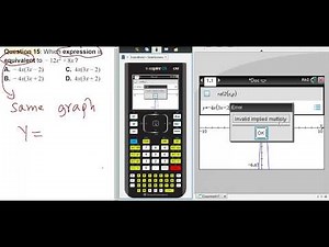 Finding if Expressions are equivalent using TI-Nspire
