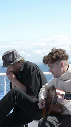 Sure, the sea teaches ye lessons that no school ever could. It's a master at teachin' tolerance and remindin' ye that the world's a tapestry of many colors. In those moments, there's no "them" and "us," just a bunch of salty wanderers sharin' the same vessel. They say the sea unites strangers, and so it was sailing from Scotland to Ireland. The water was calm, so all the better for whipping out the old axe and singing a few good ones. Being joined by a fellow traveller who happened to be a harmo