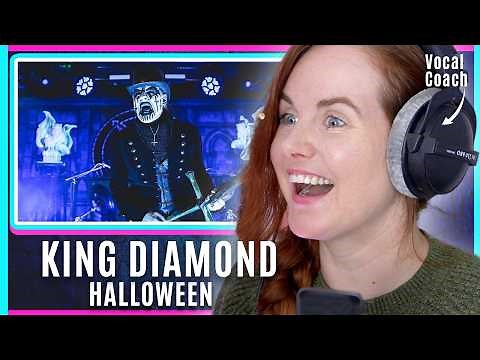 BIZARRE! Vocal Technique Explained | King Diamond - Halloween | Vocal Coach Reacts & Analysis