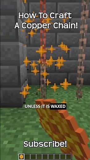 How To Craft A Copper Chain In Minecraft?!