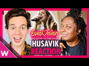 Husavik song reaction | Eurovision Song Contest: The Story of Fire Saga