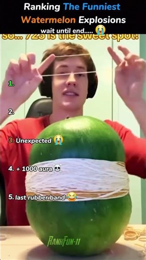 Ranking Funniest Watermelon Explosions😭😭 #shorts #watermelon