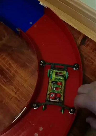 Assembling a Colorful Mini 4WD Toy Car Track