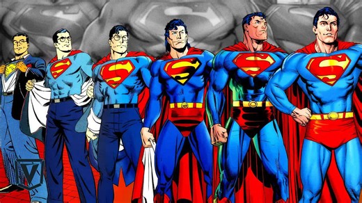 The evolution of Superman's suit in comics, movies, and TV shows