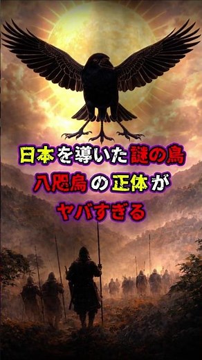 日本を導いた謎の鳥！八咫烏の正体がヤバすぎる #歴史 #都市伝説 #ミステリー