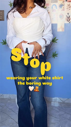 White shirt syling ideas🌸#trendingshorts #fashionreels #ootd #stylingshorts #viralshorts