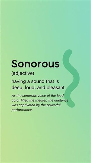 Sonorous