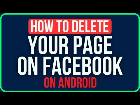 How To Delete Page On Facebook | How To Delete Facebook Page On Android