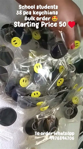school students 38 Pcs Customized Keychains ready to dispatch 🤩 #gift #resinphotoframe #gift #
