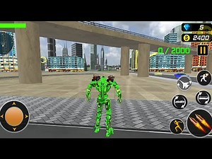 Army Bus Robot Transform Wars: Air Jet Robot Games - Android Gameplay (Full HDR)