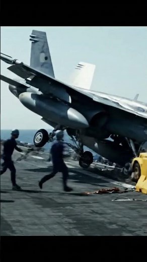 Aircraft Accident on Warship Deck