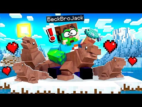 Taming BABY WALRUSES in MINECRAFT! (cute)