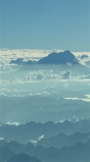 K2 Mountain from an Aircraft ✈️ | World's 2nd Highest Peak #Shorts