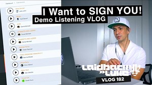 I Want To SIGN YOU! Demo Listening VLOG 🎧 | Laidback Luke
