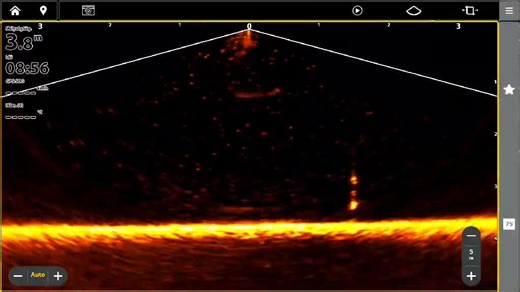 Íme az iskolapéldája annak, hogy hiába látjuk, hogyan reagálnak a célhalak, ha nincsenek kapókedvüknél! 🐟 Humminbird Apex 13 MEGA Live 2 lefelé látó “down” üzemmódban. 👀👇 @Humminbird @MinnKotaMotors #humminbird #megalive2 #megalive #livescope