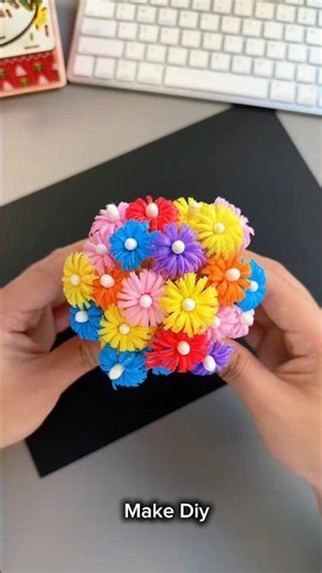 How to make Flowers with Drinking Straws | Easy Paper Craft #diy Straw Se Flowers Kaise Banaye
