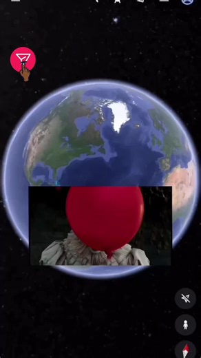 Pennywise??🤯😰 #googleearth #googlemaps #googlemapsfun
