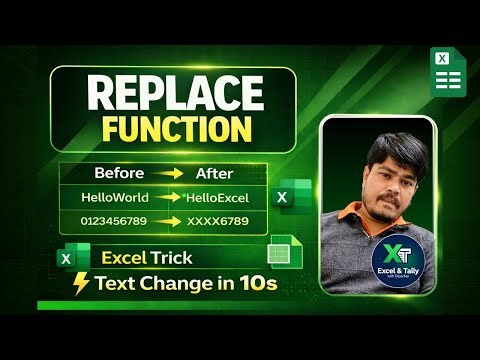 Excel REPLACE Function 🔁 | Learn with 5 Easy Examples