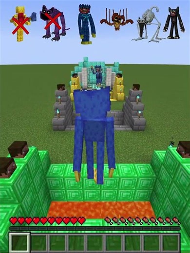 One Wrong Move = DEATH 💀 #poppyplaytime #minecraft